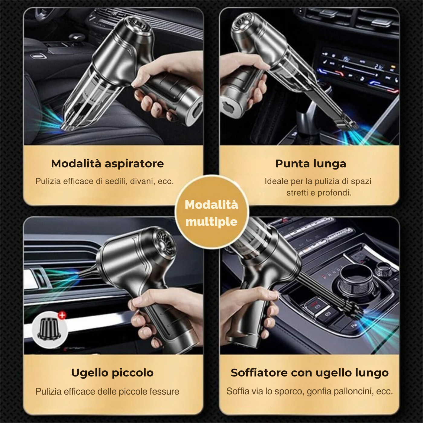 AspiraPro™ 2 in 1 - Aspirapolvere + Soffiatore